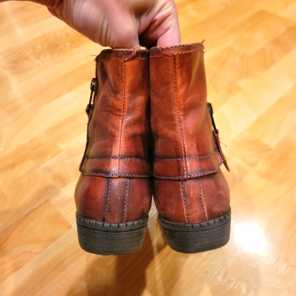 Pikolions Women's Leather Zip Ankle Boots Booties Size 38 - Picture 9 of 15